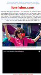 Mobile Screenshot of lorrinlee.com